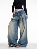 Vintage Style Catwhisker Denim Pants