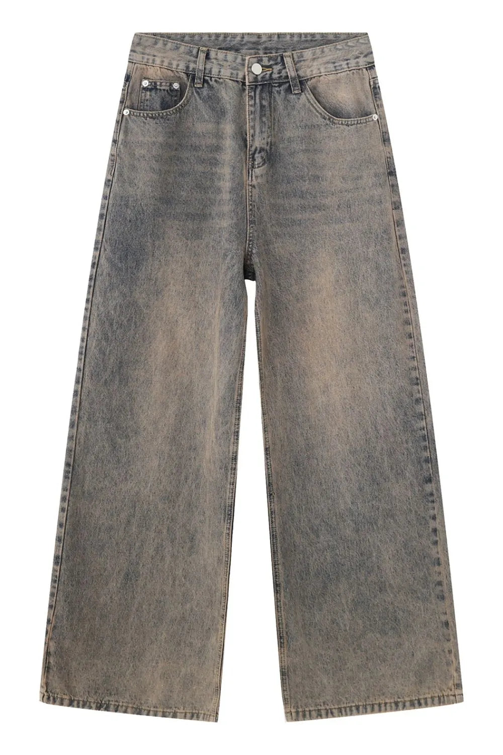 Wide Leg Jeans with Pockets