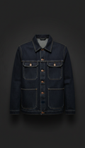 Raw Denim Utility Jacket