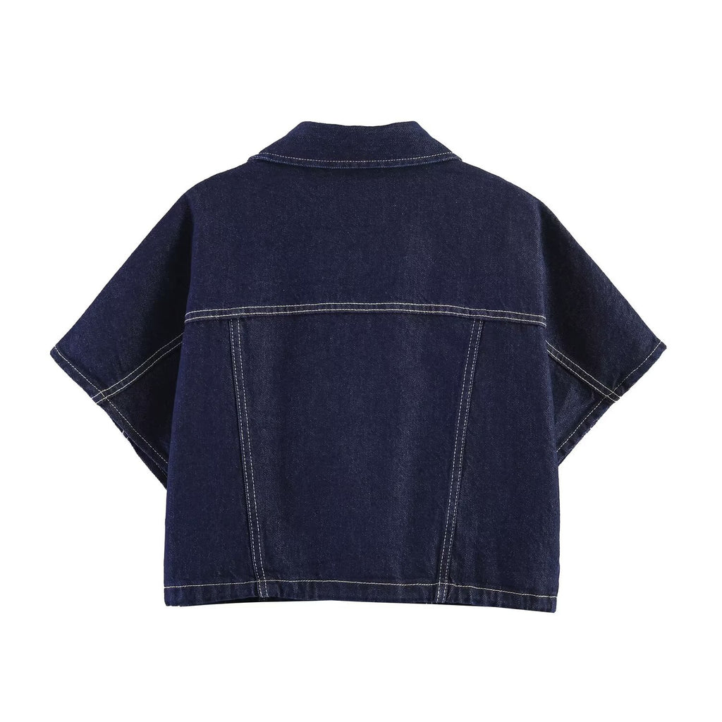 New Denim Short Shirt Denim Skirt Pants