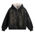 Pocket decoration denim cotton jacket