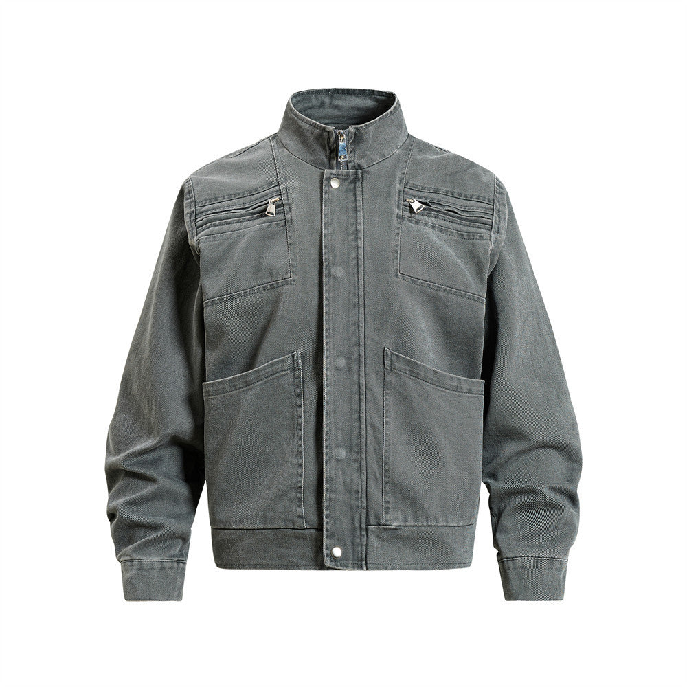 Old workwear denim jacket