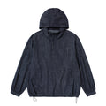 Hooded denim jacket
